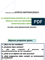 Operacionalizacion e Instrumentos