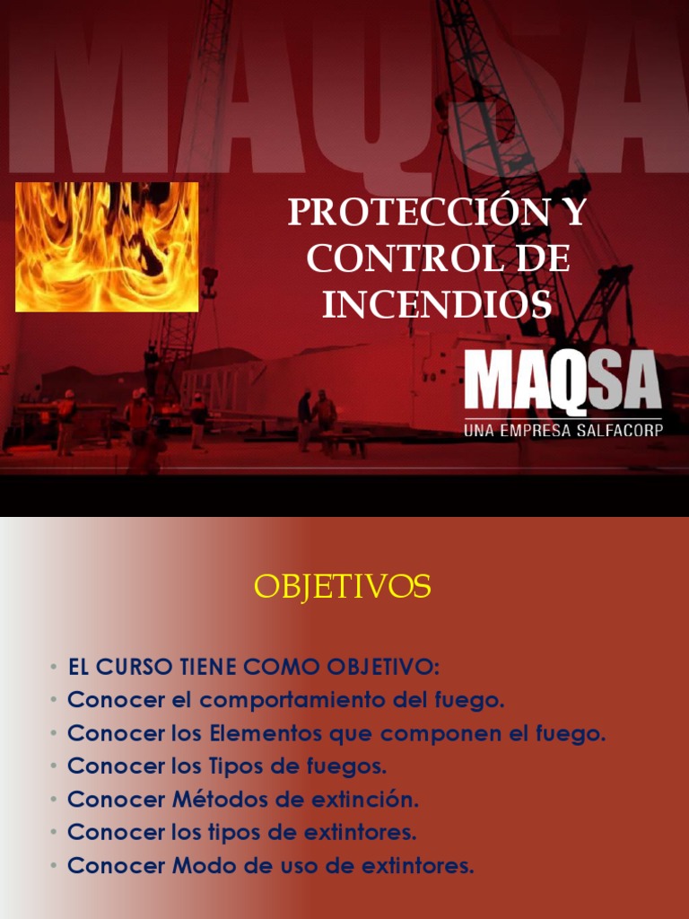 Control y Extinción de Incendios | PDF | Combustión | Combustibles
