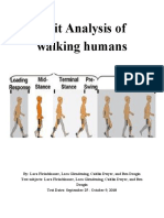 Gait Analysis Lab Report