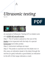 Ultrasonic Testing 