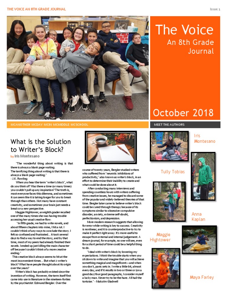 Voice Issue 1 1 | PDF | Homework
