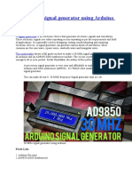 12$ 30Mhz Signal Generator Using Arduino: 7 November, 2016 Rik