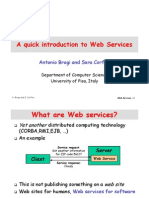 A Quick Introduction To Web Services: Antonio Brogi and Sara Corfini