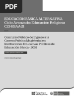 C23-EBAA-21 EBA Avanzado Educación Religiosa - INOHA PDF