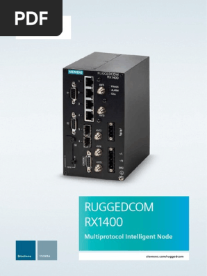 Sie Rx1400 Bro 11 16 Pdf Pdf Computer Network Scada