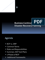 CISSP - 9 Buisiness Continuity & Disaster Recovery Planning