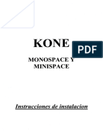 Kone Monospace Manual Montaje