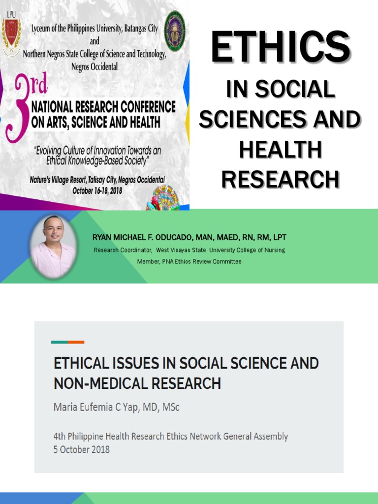 Ethics in Health and Social Science Research | PDF | Social Science ...