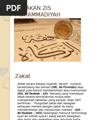 12 Gerakan Zis Muhammadiyah