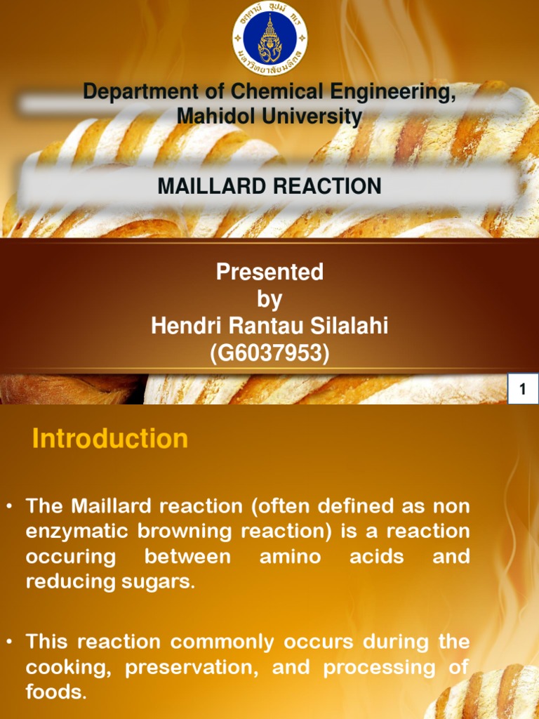 Understanding the Maillard Reaction | PDF | Carbohydrate Chemistry ...