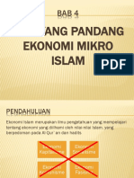 Ekonomi Mikro Bab 4 Selayang Pandang Ekonomi Mikro Islam