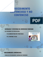 Procedimento Contencioso y No Contenciso