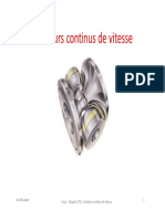 10 - Variateurs Continus de Vitesse