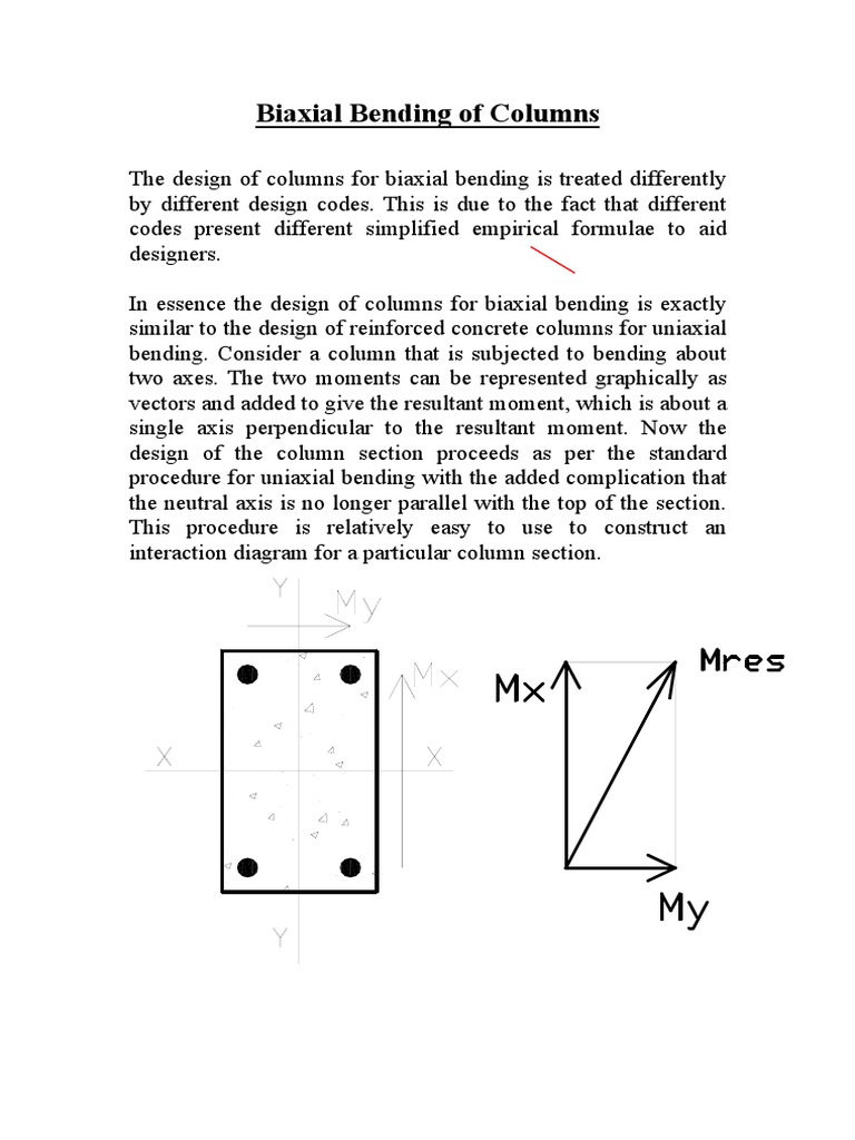 Biaxial Bending | Download Free PDF | Bending | Cartesian Coordinate System