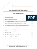 12 Chemistry Alcohols Phenols Ethers Test 05