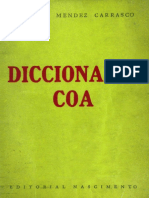 Diccionario Coa,  Armando Méndez Carrasco  