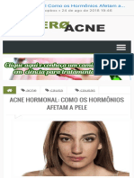 Acne hormonal)