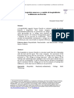 Acolhimento em Derrida: a hospitalidade como trajetória da collage