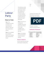 Touchdown Labour Party - Pamphlet 1