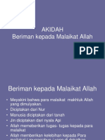 AKIDAH+Iman+kpd+Malaikat