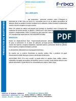 FRIXO 279 GRASA ALTO DESEMPE+æO GRADO ALIMENTICIO