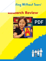 Handwriting Without Tears Research Review