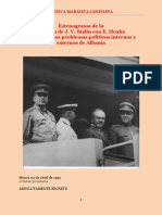 Stalin & Hoxha - Reunión de Abril de 1951 (Registro Soviético) - CM-L