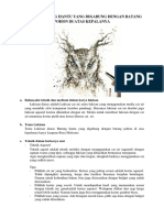 Lukisan 5 LUKISAN BURUNG HANTU YANG DIGABUNG DENGAN BATANG POHON DI ATAS KEPALANYA