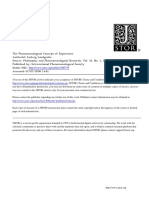 Landgrebe The Phenomenological Concept of Experience PDF