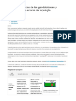 Reglas Topológicas de Las Geodatabases y Soluciones a Los Errores de Topología