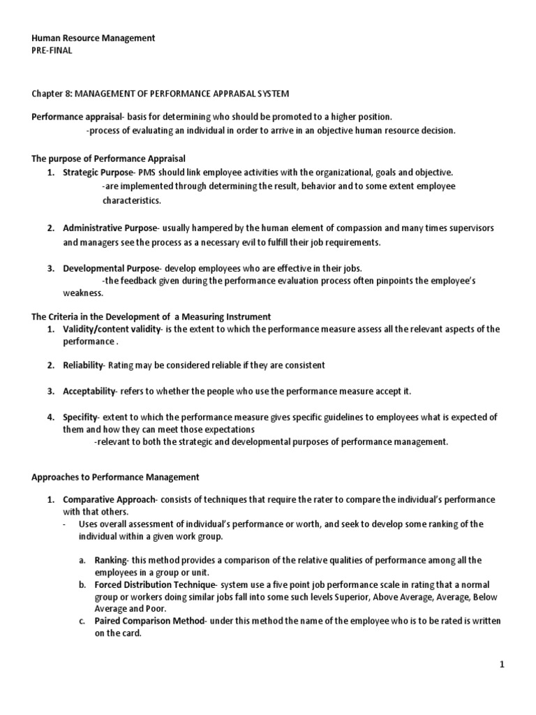 Managing Performance Appraisal Systems | PDF | Performance Appraisal ...