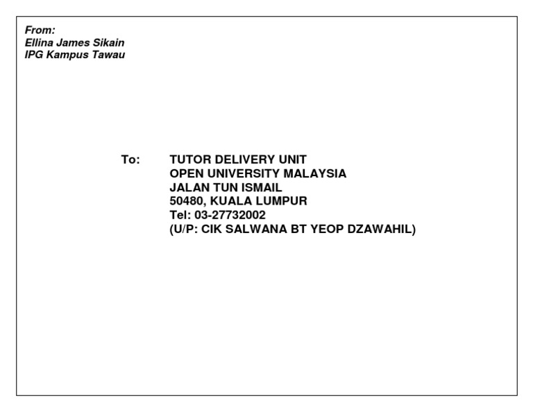 Envelope Cover Tdu Oum PDF