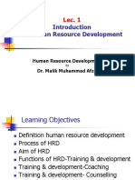 Introduction to Human Resource Development Functions
