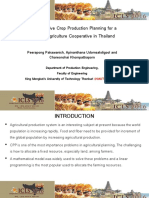 Multi-Objective Crop Production Planning for a Highland Agriculture Cooperative in Thailand