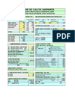 Calcul Excel dimensionare sarpanta lemn