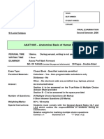 ANAT1005 Eos Exam PDF