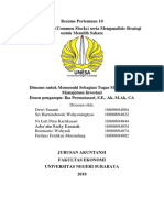 Penilaian Saham (Common Stocks) Serta Menganalisis Strategi Untuk Memilih Saham