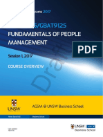 MBAX9125 GBAT9125 Fundamentals of People Management S12017