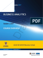 MBAX9135 Business Analytics S12017