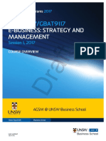 MBAX9117 GBAT9117 E-Business Strategy and Management S12017