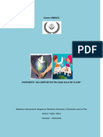 Propuesta "Un Líder de Paz en cada Aula  de Clase"