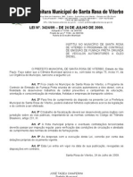 LEI Nº3424 de 2009 - Controle de Emissão de Fumaça