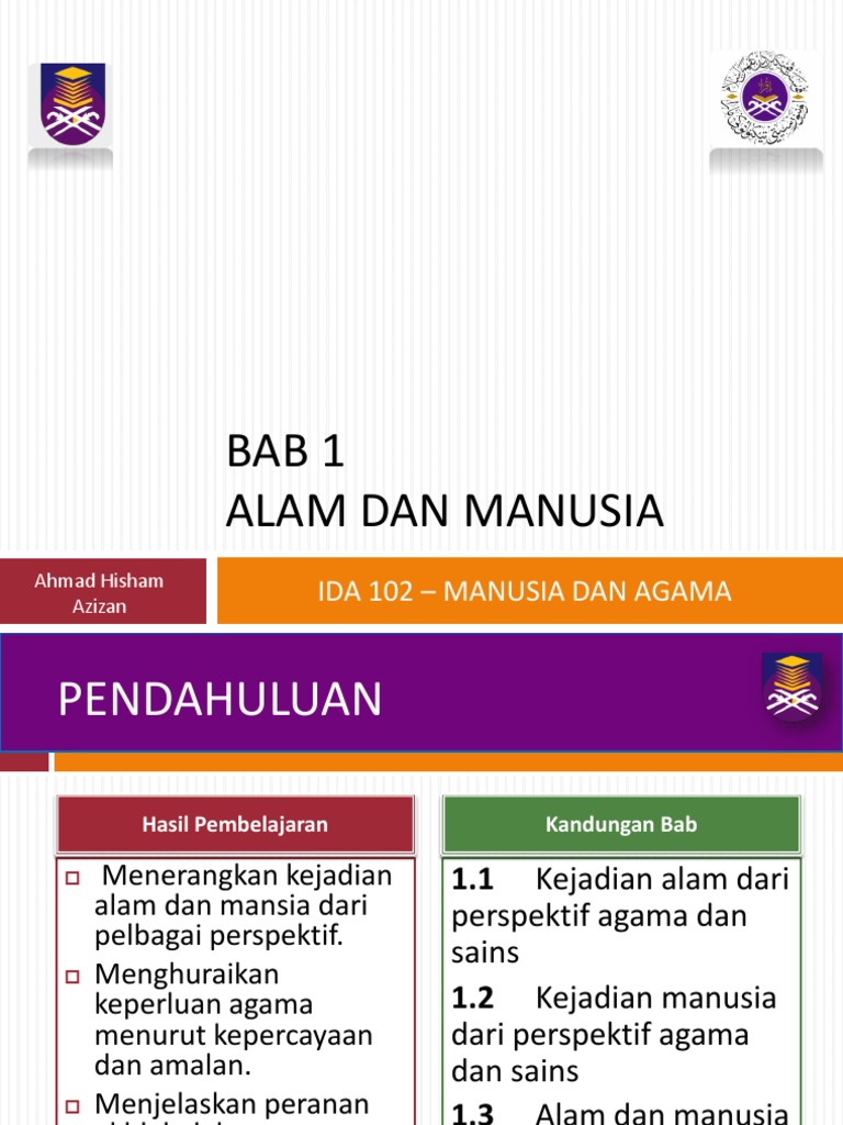 Bab 1 Alam Dan Manusia Pdf