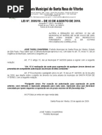 LEI Nº3595 de 2010 – Supressão