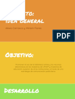 Proyecto - Idea General