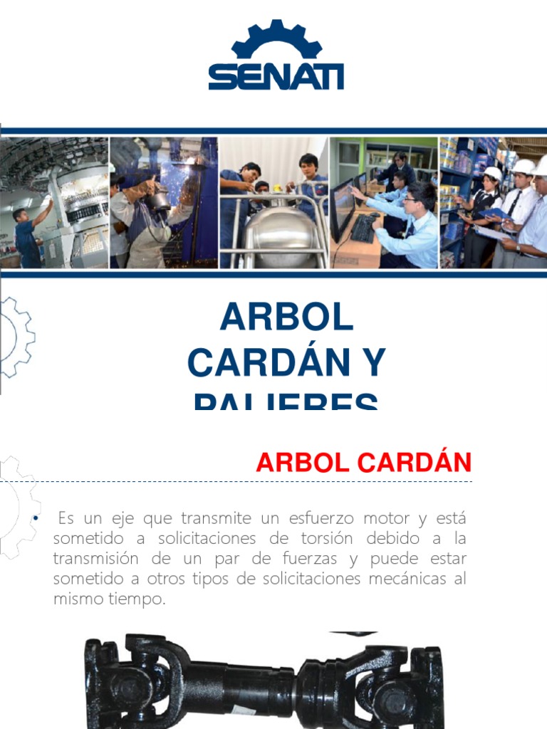 Arbol Cardan y Palieres | PDF | Transmisión (Mecánica) | Mecánica