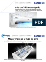 Catálogo Comercial Samsung 12000 BTU INVERTER