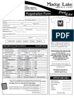 SUMMER 2008 Registration Form