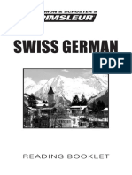 Swiss German: Pimsleur