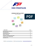 Finish Profiles - Cennik Detaliczny 4 Maja 2018